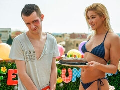 Amateur, Anal, Blonde, Poilue, Masturbation, Petite femme, Surprise, Nénés