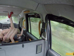 Spicy lesbies in fake taxi breathtaking X-rated movie