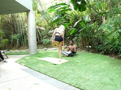 Nina Elle gives blow and tit jobs to Isiah Maxwell