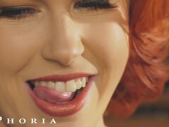 Anal, Grosse bite, Sucer une bite, Couple, Gorge profonde, Homme homme femme, Rousse roux, Étudiant