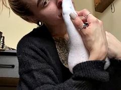 Amateur, Chica, Botas, Pies, Fetiche, Fetiche de pies, Masaje, Solo