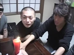 アナル, フェラチオ, イく瞬間, 足フェチ, レズビアン, 剃毛, 三人, のぞき