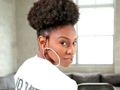 Grote kont, Grote lul, Hondjeshouding, Zwart, Interraciaal, Natuurlijke tieten, Gezichtspunt, Tiener