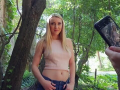 Leie, Paar, Aufs gesicht abspritzen, Jeans, Im freien, Öffentlich, Tanga, Titten