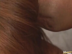 Dirty asian mommy in threesome hardcore action