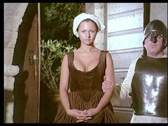 Silvio Evangelista and Stefania Sartori in kinky spandex hood scene