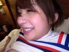 Naughty amateur asian slut opens hairy pussy for huge toys