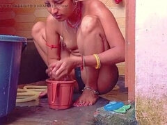 Full Nude Indian Teen Viral MMS - Bathroom Creampie & Squirting Orgasm