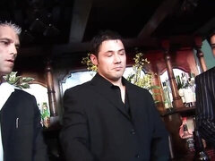 Sperma shot, Groep, Ondergoed, Orgie, Sokken, Kousen, Tieten likken, Oud