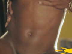 Ébano, Masturbación, Solo, Desnudarse, Adolescente, Clasico