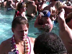 Leie, Nudist, Party, Pool, Öffentlich