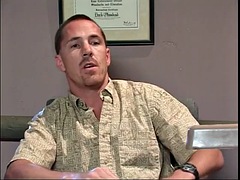 Cock sucking anal black babe gets fucked on the table and cums in her mouth