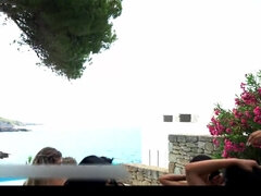 In den arsch, Grosser schwanz, Blasen, Vollbusig, Kehlenfick, Gruppe, Hardcore, Latina