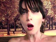 Grosse bite, Gros seins, Sucer une bite, Brunette brune, Petite femme, Chatte, Chevaucher, Nénés