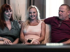 Большая жопа, Большие сиськи, Минет, Брюнетки, Две девушки, Лизание, Бритые, Втроем