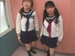 Horny Japanese girl Airi Nakashima, Ryouko Sena, Hina Otsuka in Exotic Threesomes, Handjobs JAV video