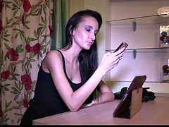 Pijpbeurt, Bruinharig, Man die toekijkt, Masturbatie, Kut duiken, Geschoren, Tiener, Tieten likken