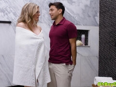 Blondine, Spermaladung, Schwanz, Massage, Milf, Pov, Rasiert, Titten
