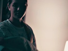 アジア人, 美女, 彼女, ハードコア, レズビアン, ポルノスター, タトゥー, オッパイの