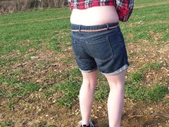 Leie, Fetisch, Hd, Jeans, Masturbation, Höschen, Öffentlich, Nass