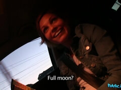 Amateur, Voiture, De plein air, Pov, Public, Chatte