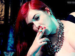 hefty bum backside babe smoking and creampied