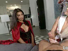 American, Blowjob, Brunette, Cumshot, Facial, Fingering, Girlfriend, Threesome