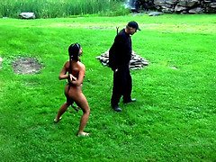 Любители, Садо мазо, Красивые, Бондаж, Брюнетки, Гибкие, На природе, Киски