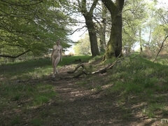 Masturbación, Orgasmo, Al aire libre, Bragas, Público, Solo, Juguetes, Vibrador