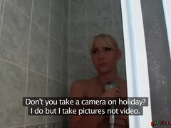 A Naughty Lesbo Shower After A Day Of Shopping