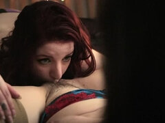 Vingeren, Hd, Moeder, Orgasme, Kut duiken, Roodharige vrouw, Tatoeage, Nat