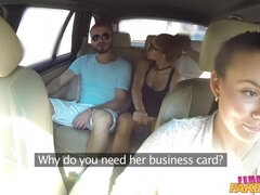 Brunette Cabbie Fucked in Car Trunk