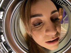 Lieveling, Grote mammen, Pijpbeurt, Bruinharig, Hondjeshouding, Hd, Tiener