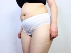 Grosser arsch, Riesig, Lingerie, Natürlichen titten, Titten