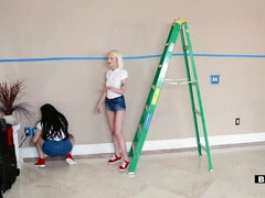 Contractor Fucks 3 Girls as Payment!