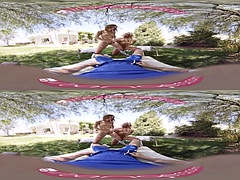 3d, デカパイ, レズビアン, 淫乱熟女, 母, ポルノスター, 魅力的, オッパイの