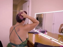 アスtoマウス, ぽっちゃり, デカチン, ボンデージ, ブラジル, オーガズム, 奴隷, 拘束