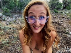 Arsch, Blondine, Hundestellung, Handjob, Masturbation, Milf, Im freien, Pov