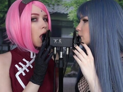 ASMR hinata & sakura - Amateur Porn