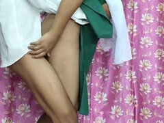 Desi School Girl Fucks Stepbrother on Rakshabandhan - Homemade Indian Sex with Puja