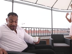 Blondine, Blasen, Hochschule, Fingern, Handjob, Absätze, Interrassisch, Lecken