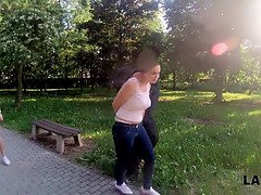18, デカパイ, フェラチオ, 茶髪の, ぽちゃ, Hd, ポリス, 現実