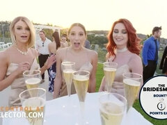 Wedding crash challenge leads to a day of horny wet pussies