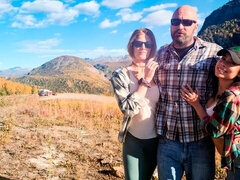 ブロンド, 家族, キス, レズビアン, なめる, マッサージ, 淫乱熟女, オッパイの