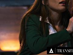 TRANSFIXED - Mischievous Besties Ariel Demure  Maya Woulfe Have Sneaky Hard Sex In Public Library