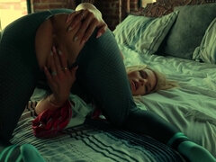 Grosse titten, Blondine, Fingern, Hd, Milf, Muschi, Titten, Nass