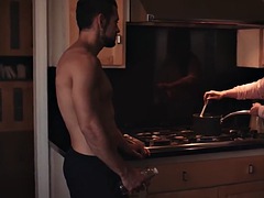 美女, 巨乳な, カップル, イく瞬間, ヒール, オマンコ, オッパイの