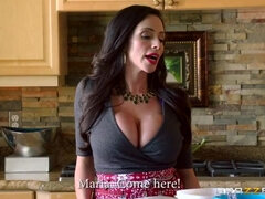 Kont, Grote mammen, Hondjeshouding, Latijnse vrouw, Gezichtspunt, Kort haar, Spaans, Tieten likken