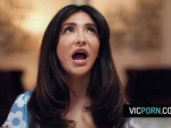 アメリカ人, アナル, フェラチオ, 茶髪の, ダブル開発, はじめて, ヤリマン, 三人