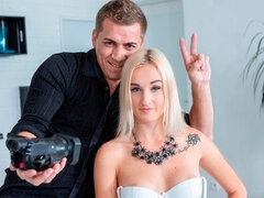 お尻, ブロンド, フェラチオ, チン, バック, 剃毛, ティーン, オッパイの